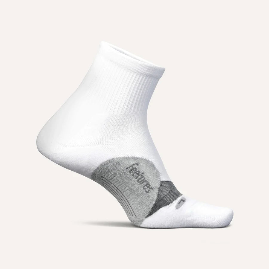 Feetures Skarpety Elite Light Cushion Quarter, White