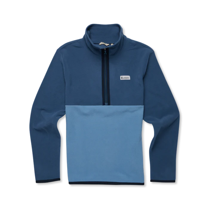 Polar Męski Amado Fleece Pullover, Deep Sea and Fjord
