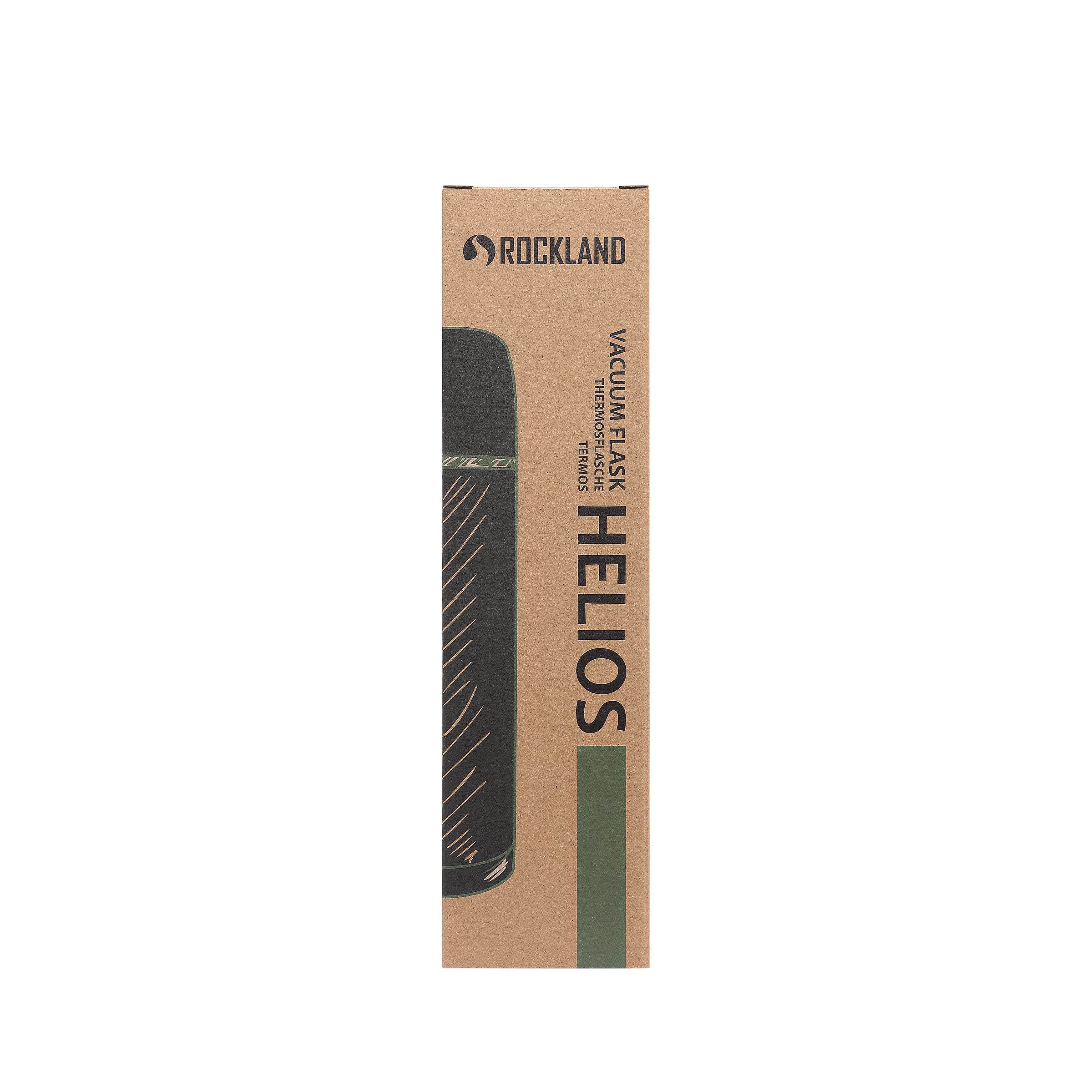 Rockland Termos turystyczny Helios, czarno-zielony, 700 ml