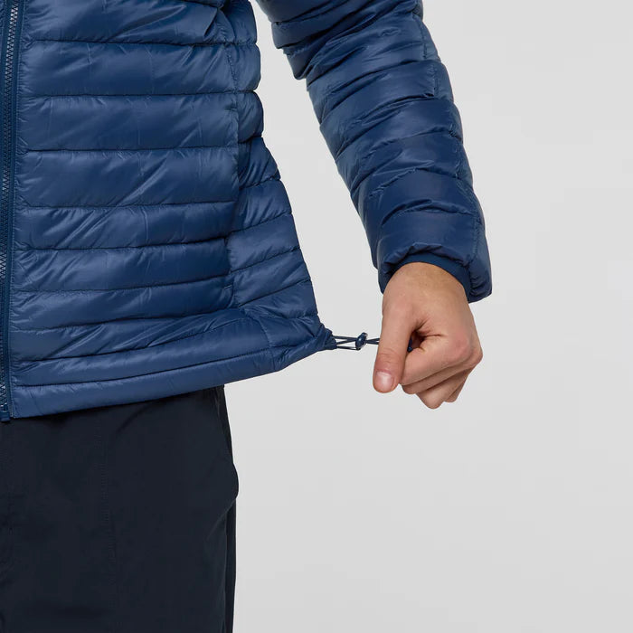 Kurtka Męska Fuego Down Hooded Jacket, Deep Sea Stripes