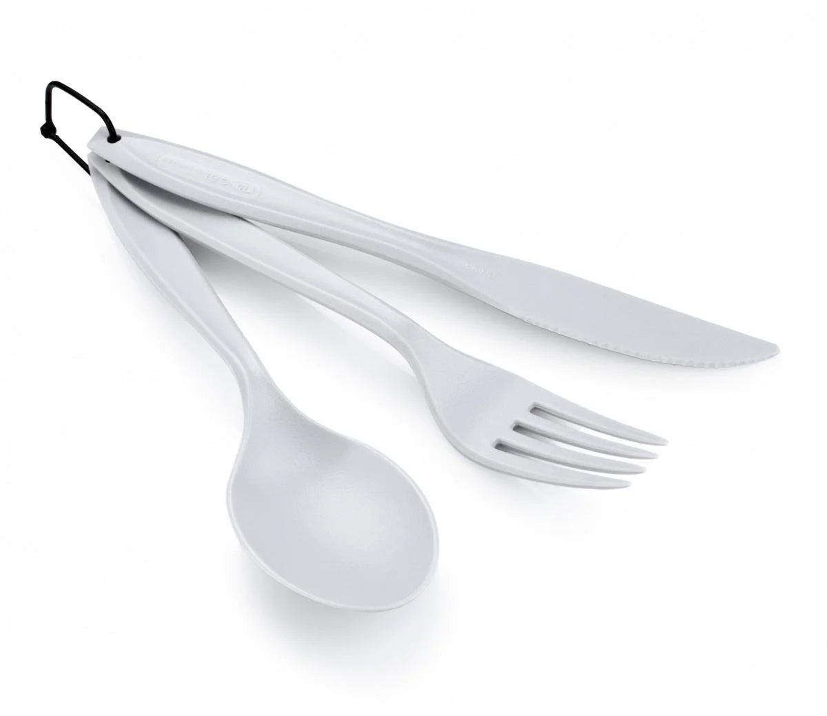Zestaw sztućców turystycznych GSI Outdoors Ring Cutlery Set, srebrny