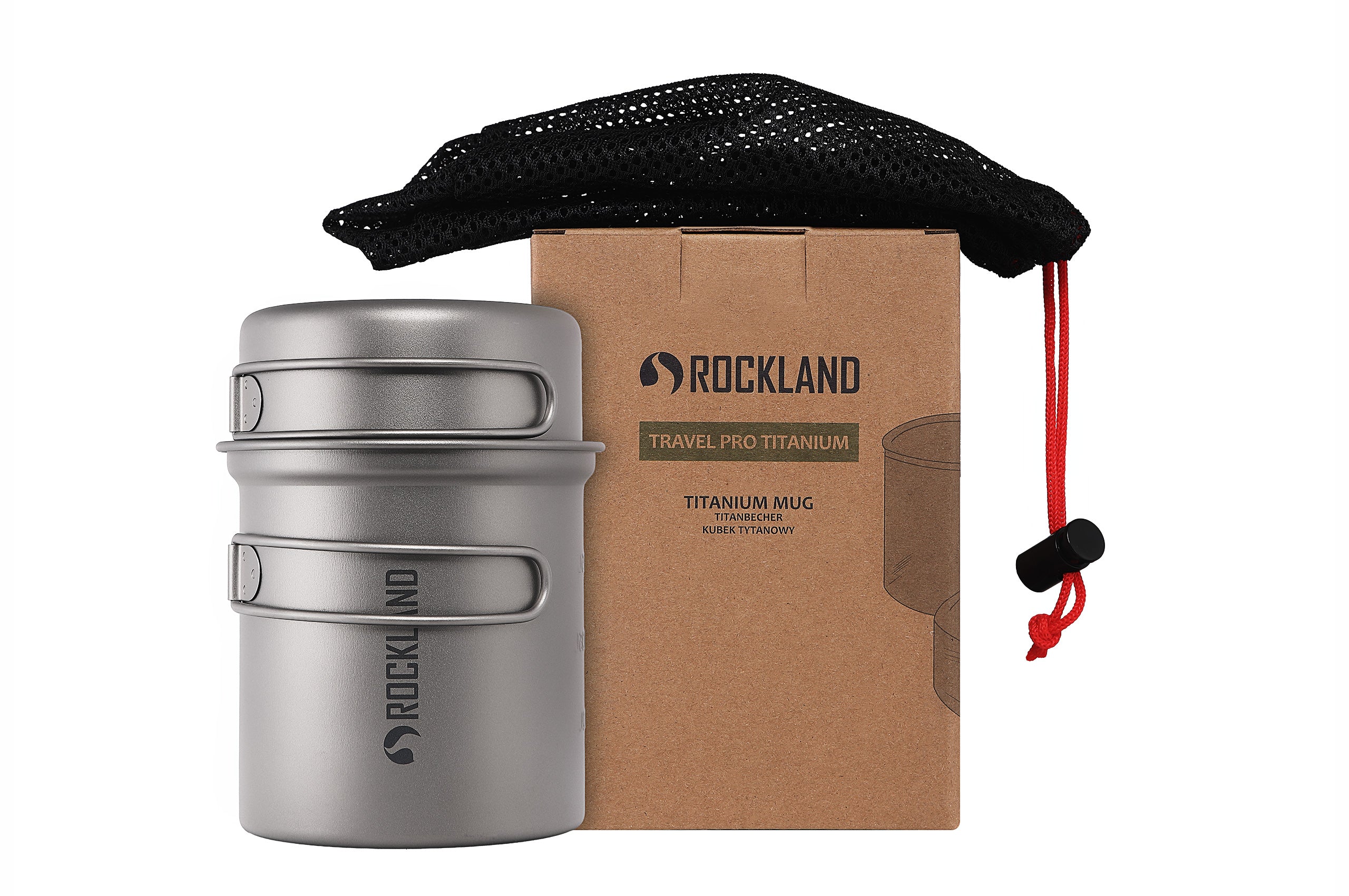 Rockland Zestaw naczyń TRAVEL PRO TITANIUM
