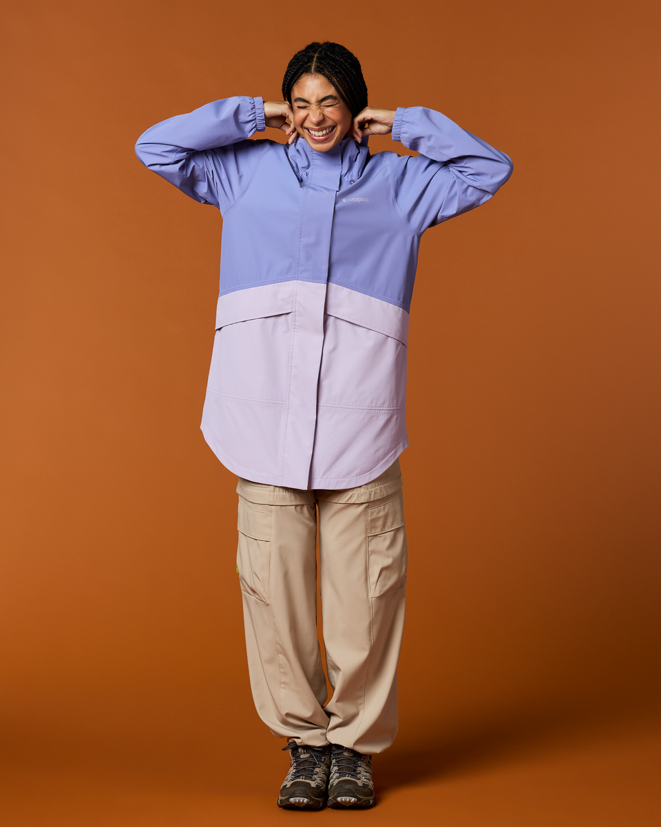 Kurtka Damska Rayu Rain Parka, Aster and Moonbeam