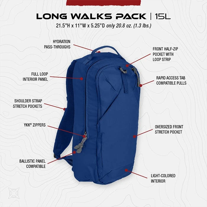 Vertx, plecak Long Walks Pack 15 l EDC, czarny