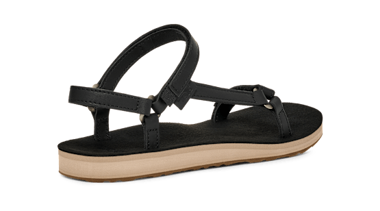 Teva, Sandały Damskie Original Universal Slim Leather, czarne