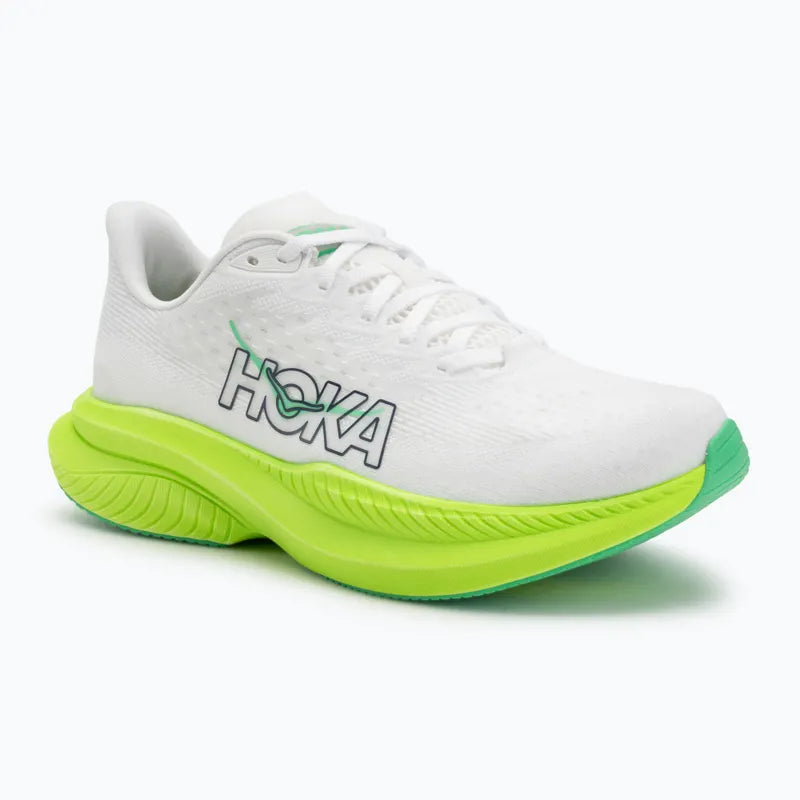 Hoka, Buty Męskie do biegania Mach 6, biało- żółte