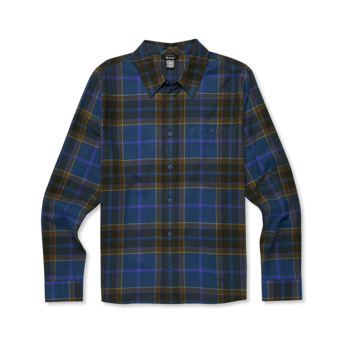 Koszula Męska Quedo Flannel Shirt,  Deep Sea Plaid