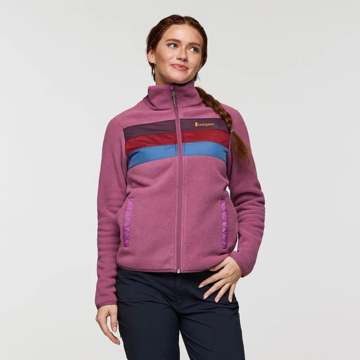 Damski Polar Teca Fleece Full-Zip Jacket, Fruit Smoothie