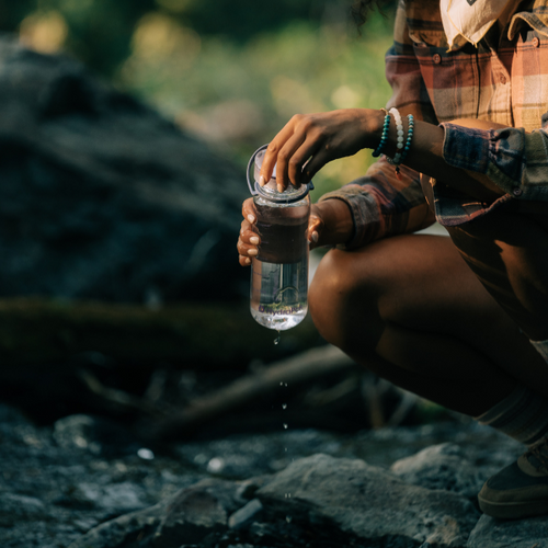 Hydrapak, Butelka sportowa Recon 500ml, przeźroczysto - fioletowa