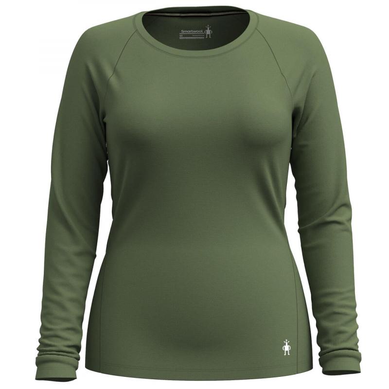 Bluzka z długim rękawem W'S Classic All-Season Merino Base Layer Crew Boxed, N06 | fern green