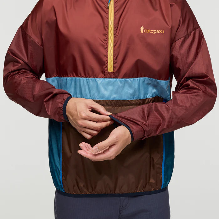 Kurtka Męska Wiatrówka Teca Half-Zip Windbreaker,  Riverbend