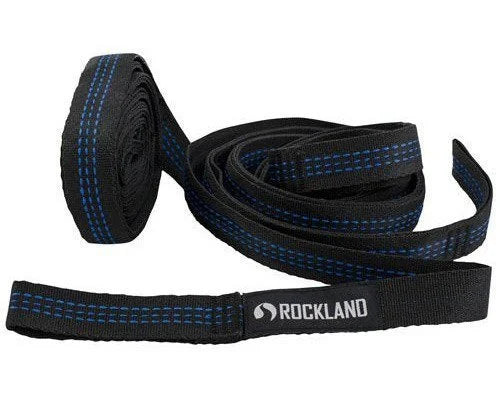 Taśmy do hamaka ROCKLAND, czarne, 2 szt.