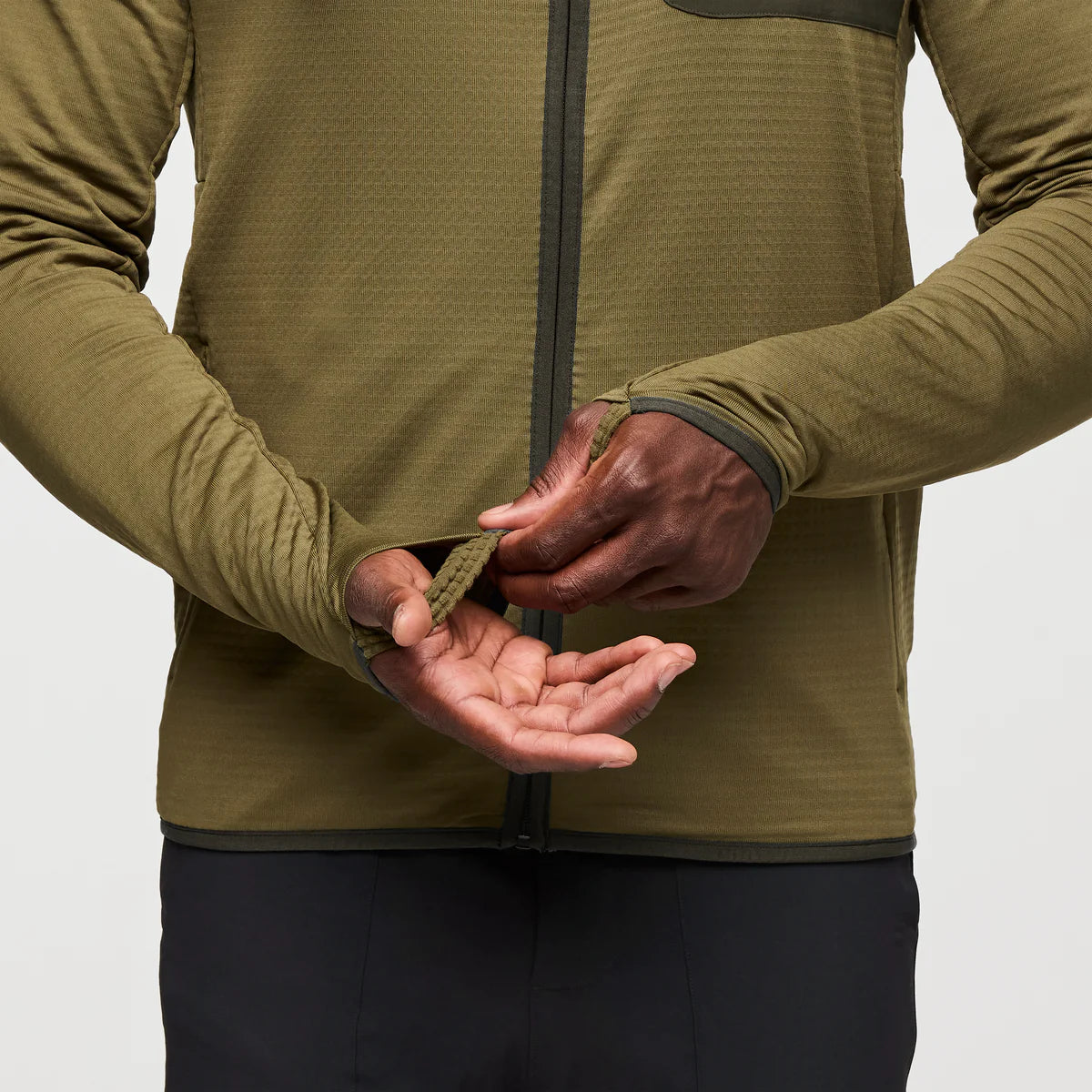 Bluza Męska Otero Fleece Full-Zip Hooded Jacket, Live Oak