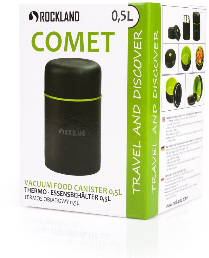 Rockland Termos obiadowy Comet, czarny, 750 ml