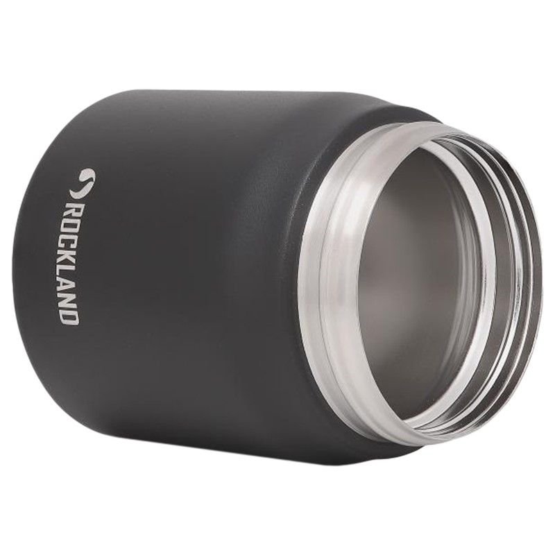 Rockland Termos obiadowy ROCKET Czarny 500 ml (spork w zakrętce + miseczka)