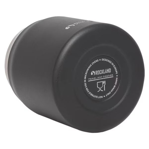 Rockland Termos obiadowy ROCKET Czarny 500 ml (spork w zakrętce + miseczka)