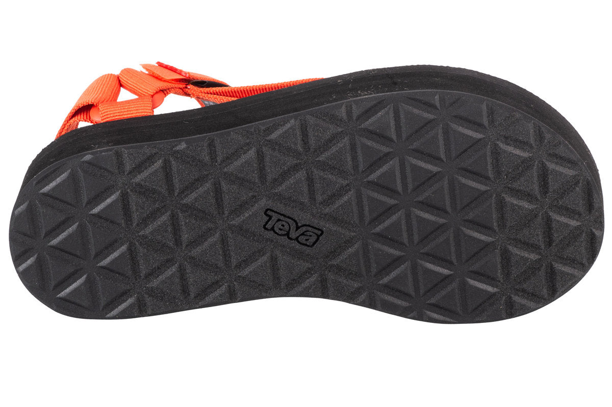 Teva, Damskie Sandały Flatform Universal, czerwone