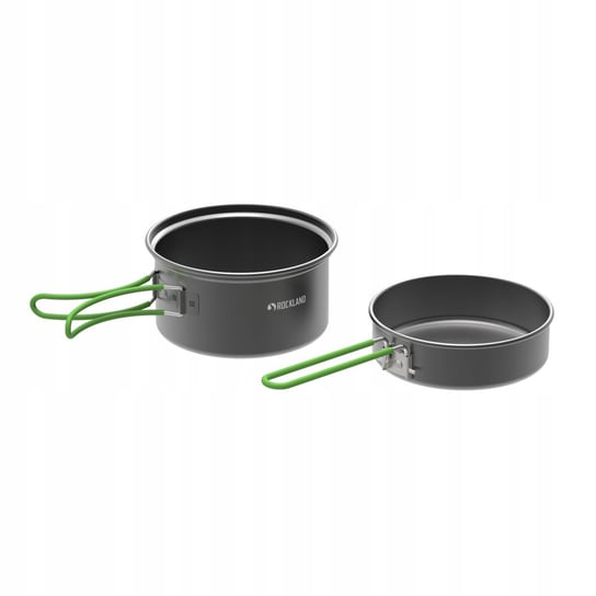 Rockland Zestaw naczyń Travel DUO Anodized, czarny