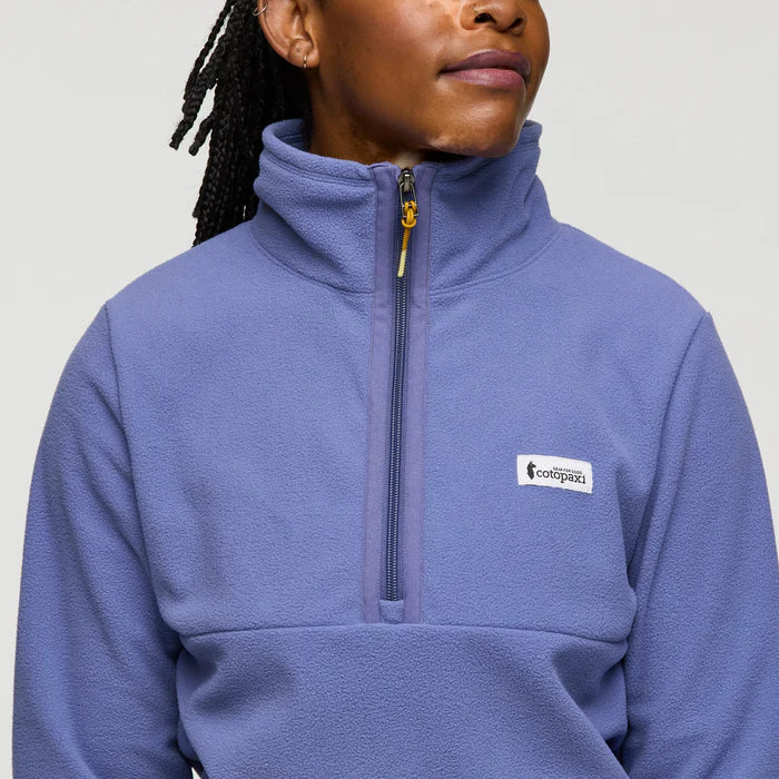 Polar Damski Amado Fleece Pullover, Blue Smoke