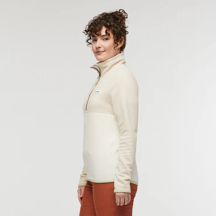 Polar Damski Amado Fleece Pullover, Bone/Cream