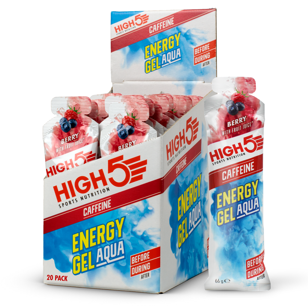 HIGH5 Żel energetyczny Aqua z kofeiną o smaku owoców leśnych 66g