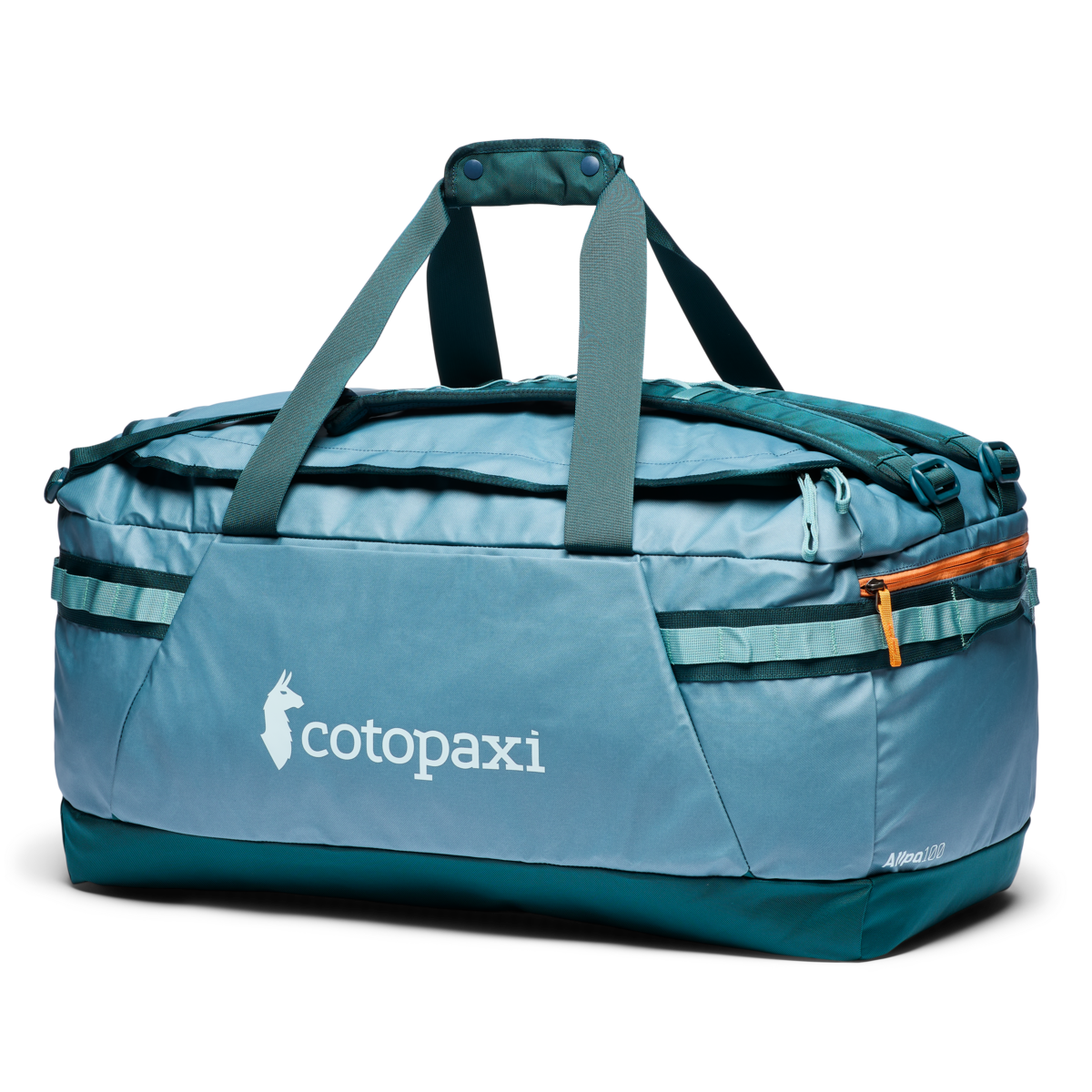 Torba Allpa Getaway 100L Duffel, Blue Spruce and Abyss