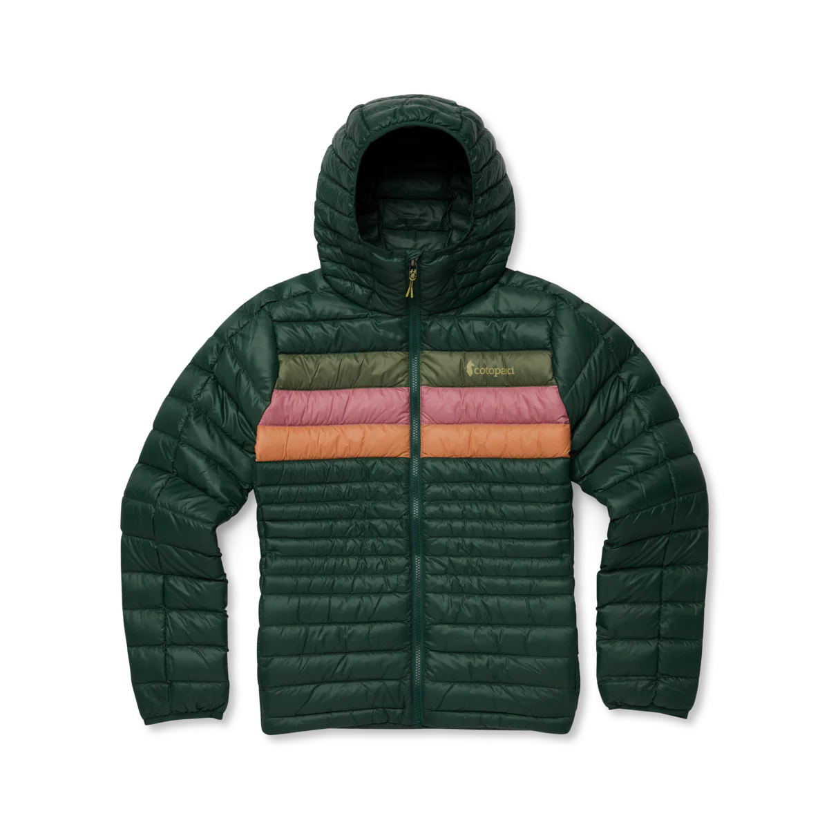 Kurtka Damska Fuego Down Hooded Jacket, Cargo Stripes