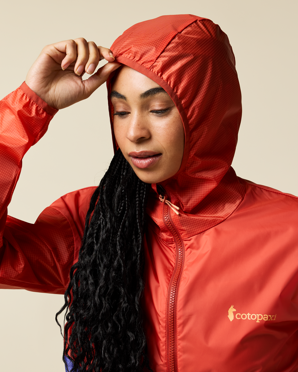 Kurtka Damska Teca Half-Zip Windbreaker, Smell the Begonias