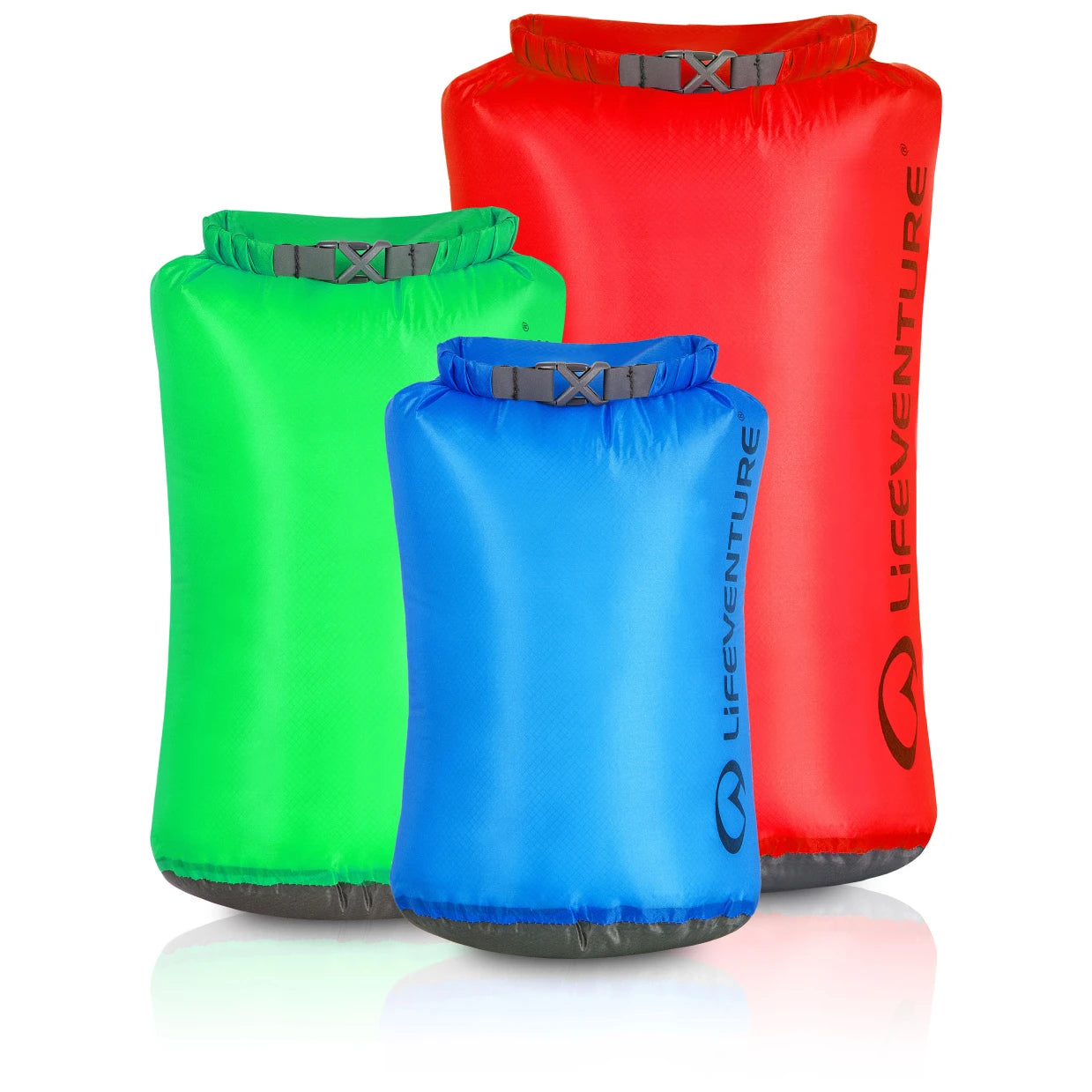 Zestaw Ultralight Dry Bags - 3 pojemności (5L, 10L, 25L)