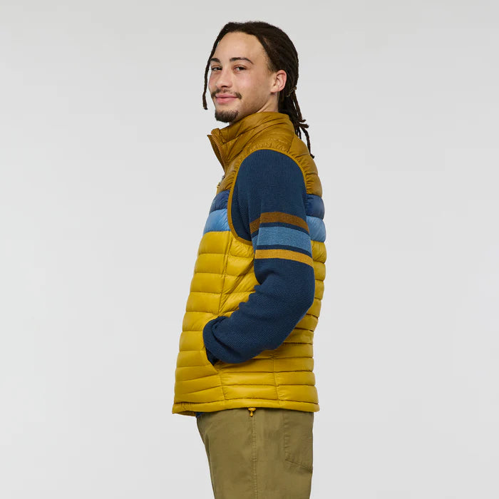 Kamizelka Męska Puchowa Fuego Down Vest, Bronze and Gold