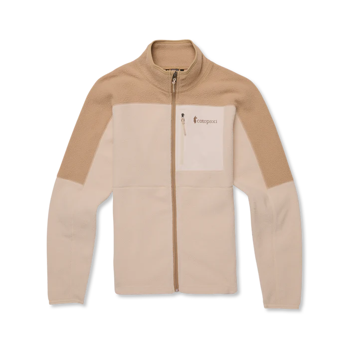 Polar Damski Abrazo Fleece Full-Zip Jacket,  Khaki and Cream