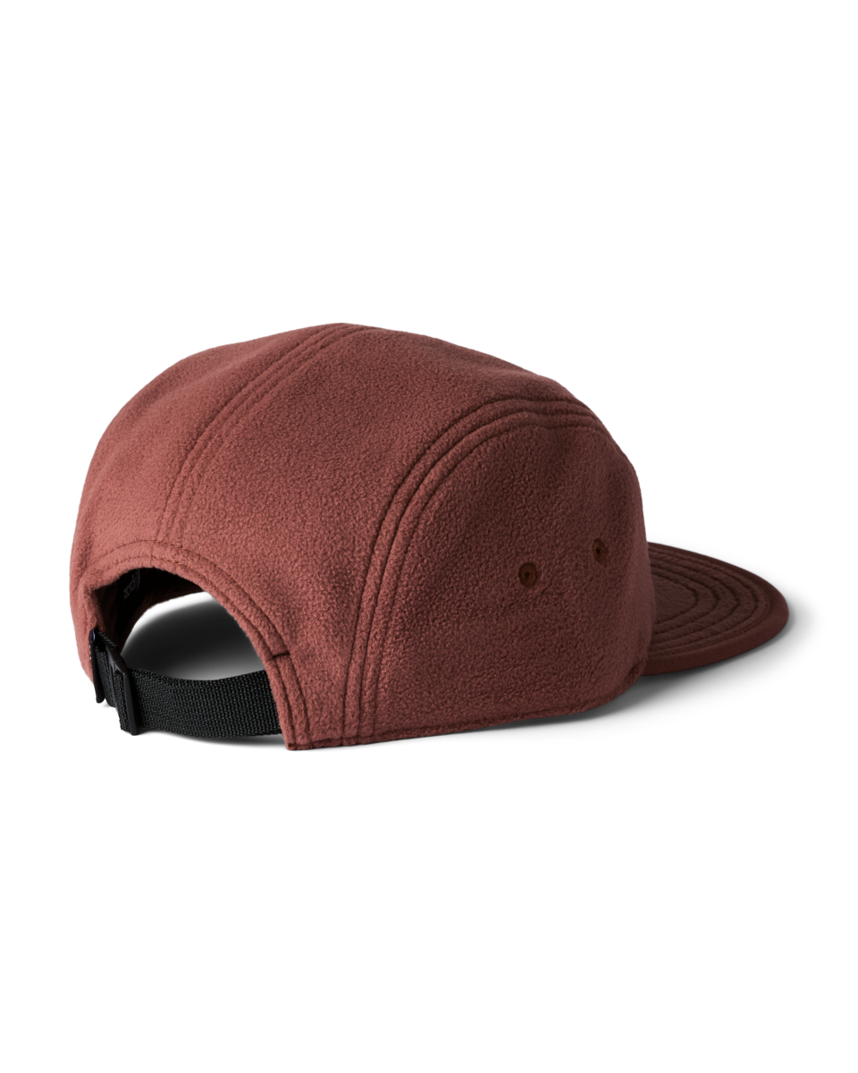 Czapka z daszkiem Fleece 5-Panel Hat, Sepia
