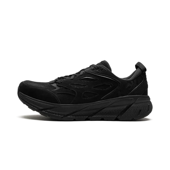 Hoka, Sneakersy Clifton L Suede, czarne