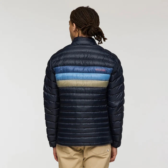Kurtka Męska Fuego Down Jacket, Carbon Stripes