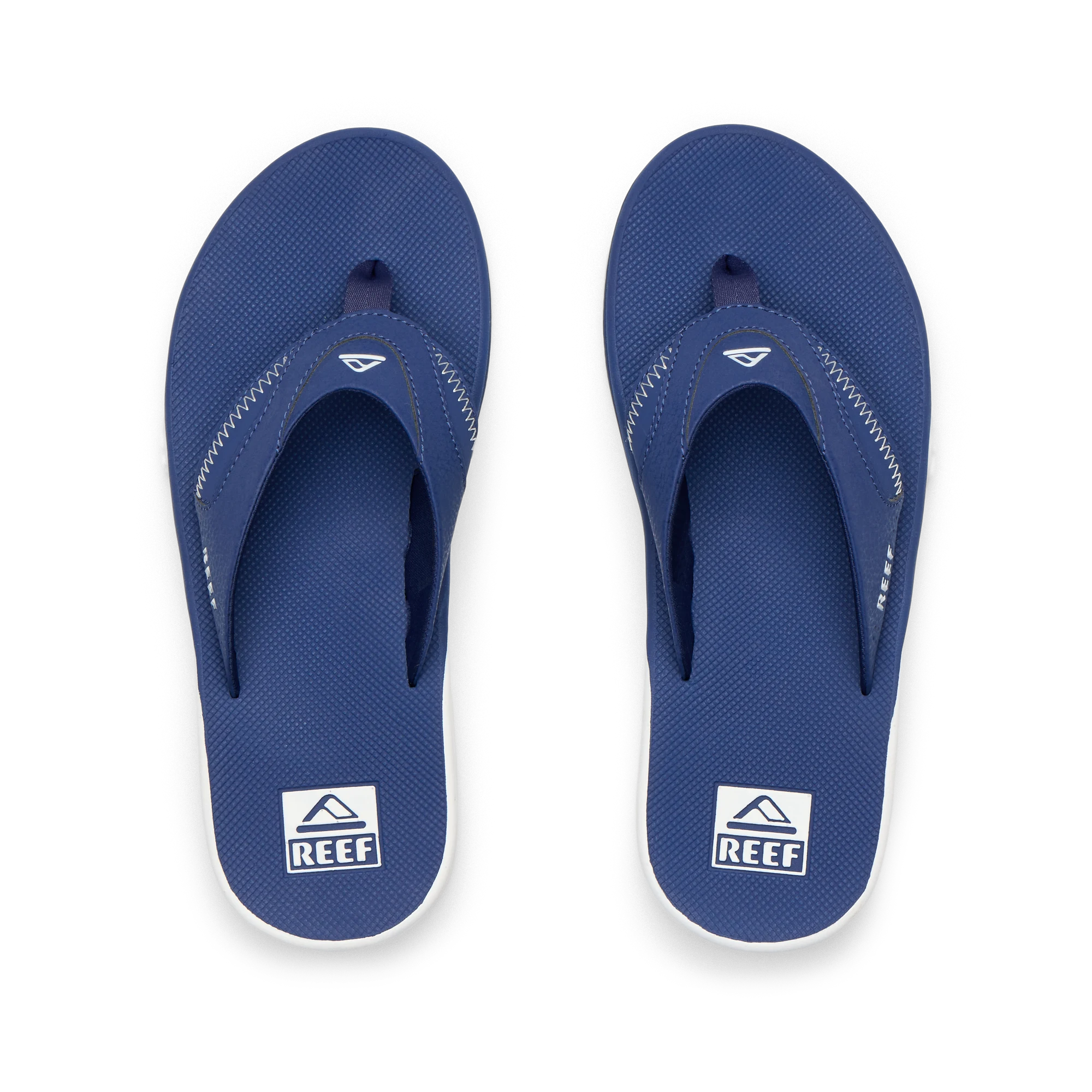 Klapki Męskie Fanning Pregame, Navy/White
