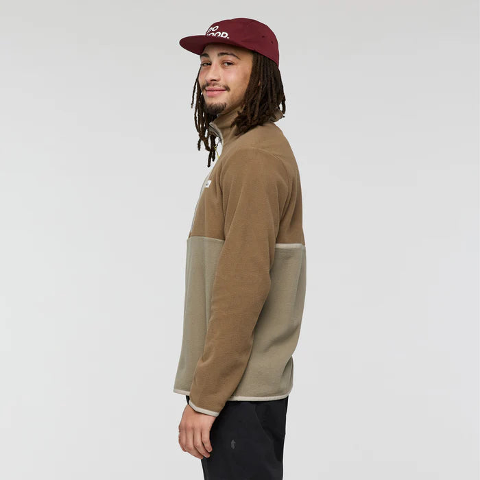 Polar Męski Amado Fleece Pullover, Dune and Stone