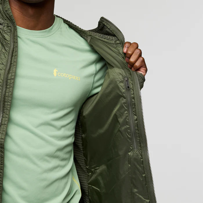 Kurtka Męska Hybrydowa Capa Hybrid Insulated Hooded Jacket, Fatigue