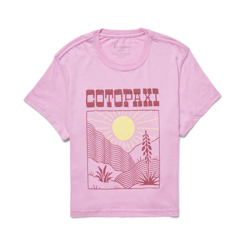 Koszulka damska Western Hills Crop T-Shirt, Orchid Bloom