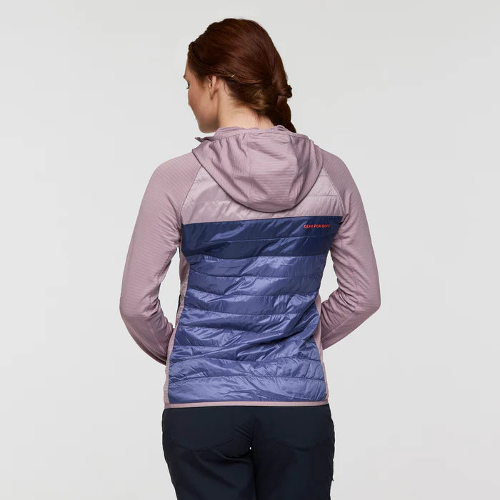 Bluza Damska Capa Hybrid Insulated Hooded Jacket, Quartz and Blue Smoke