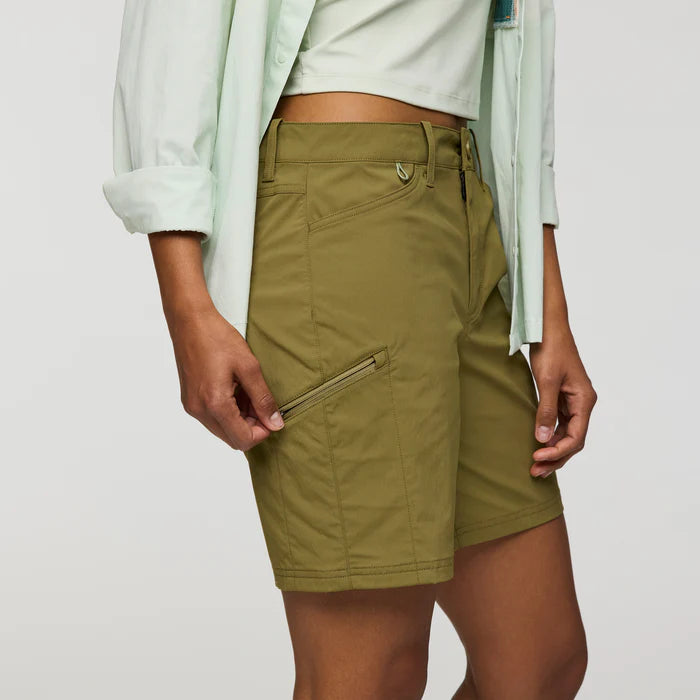 Szorty Damskie Coraje Tech Short, Moss