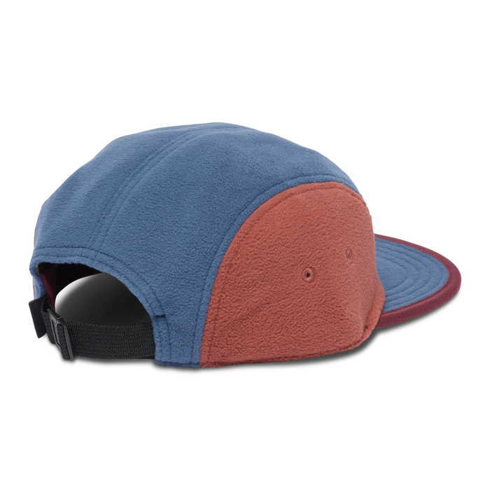 Czapka z Daszkiem  Fleece 5-Panel Hat,  Mulberry and Deep Sea