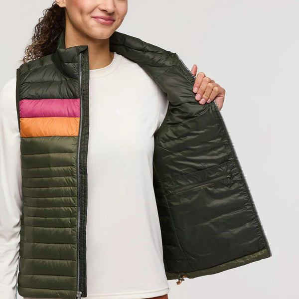 Kamizelka Damska Puchowa Cotopaxi Fuego Down Vest, Woods and Fatigue