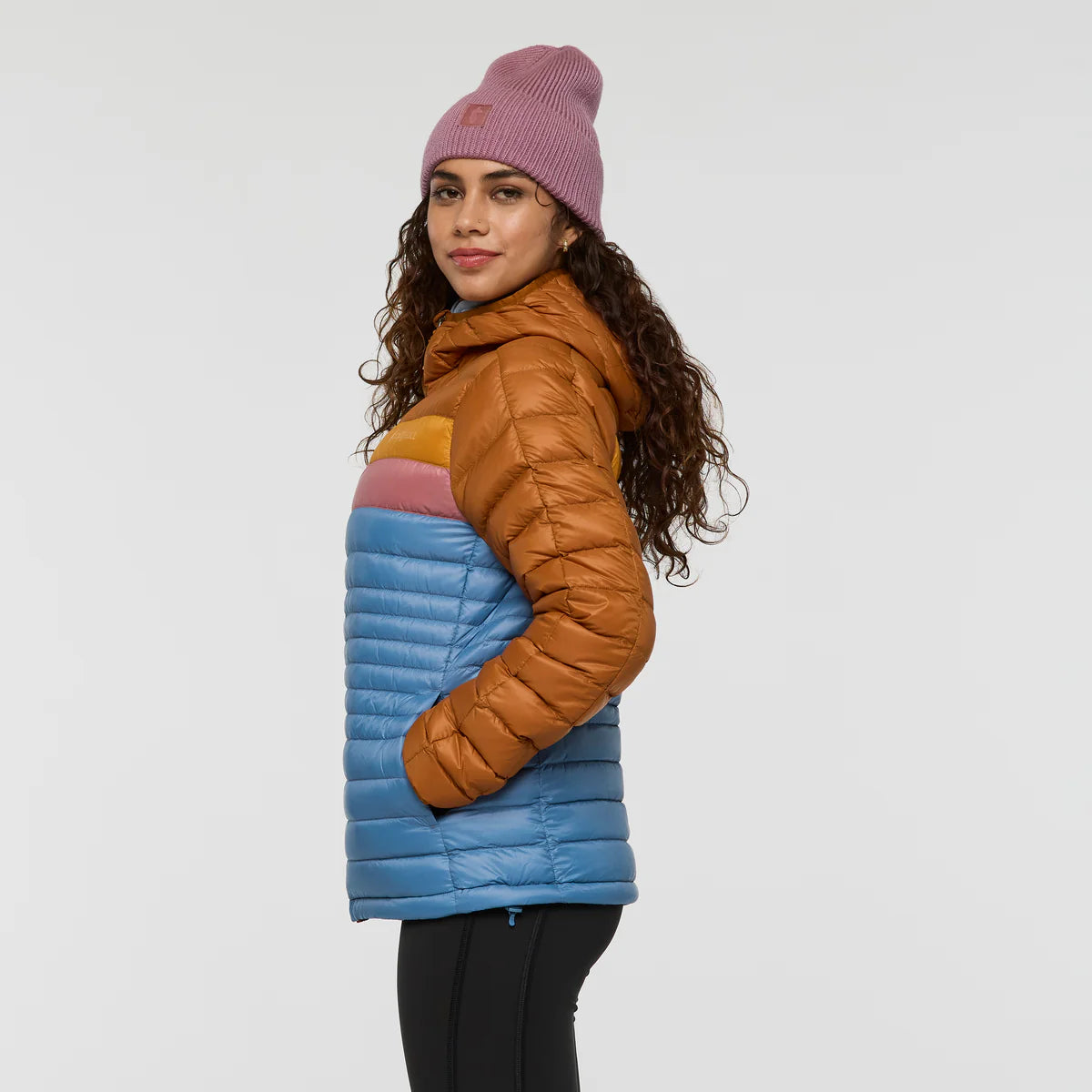 Kurtka Damska Fuego Down Hooded Jacket, Sienna and Fjord