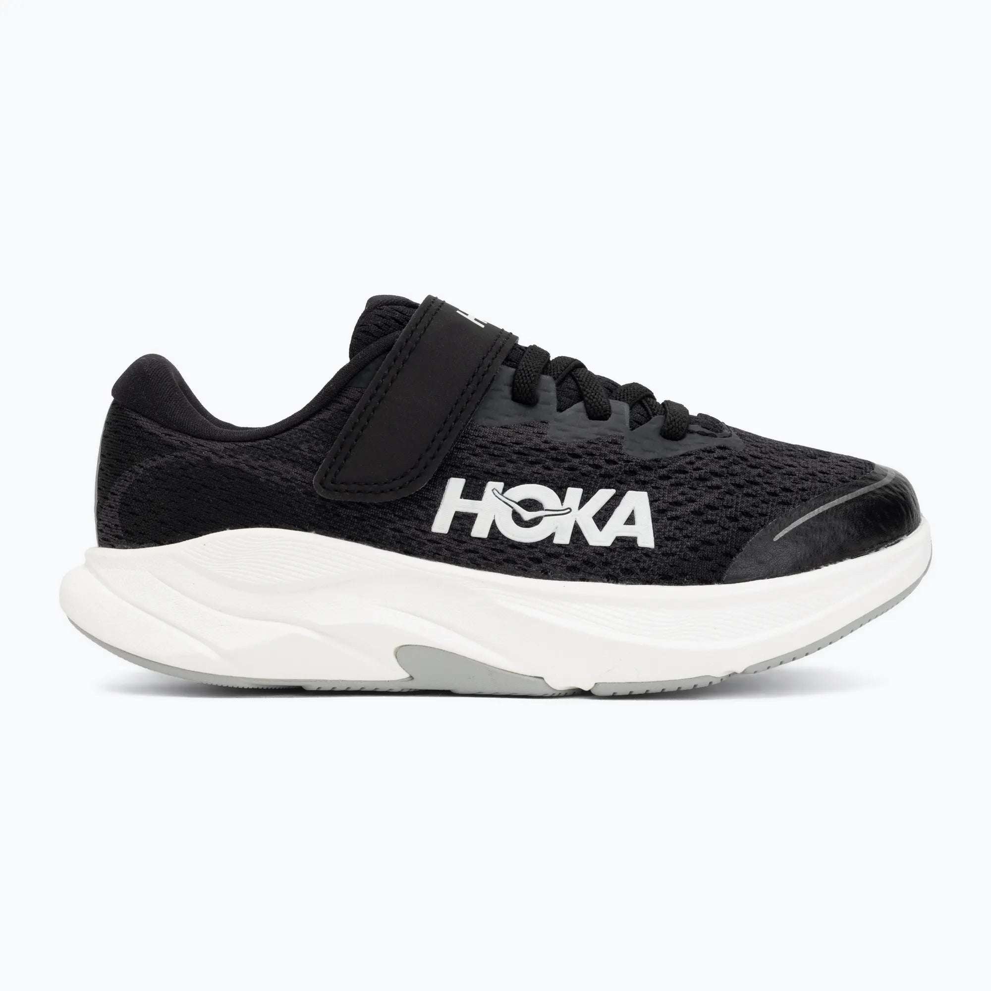 Hoka, Buty dziecięce do biegania 4 Rincon Little Kids, czarne