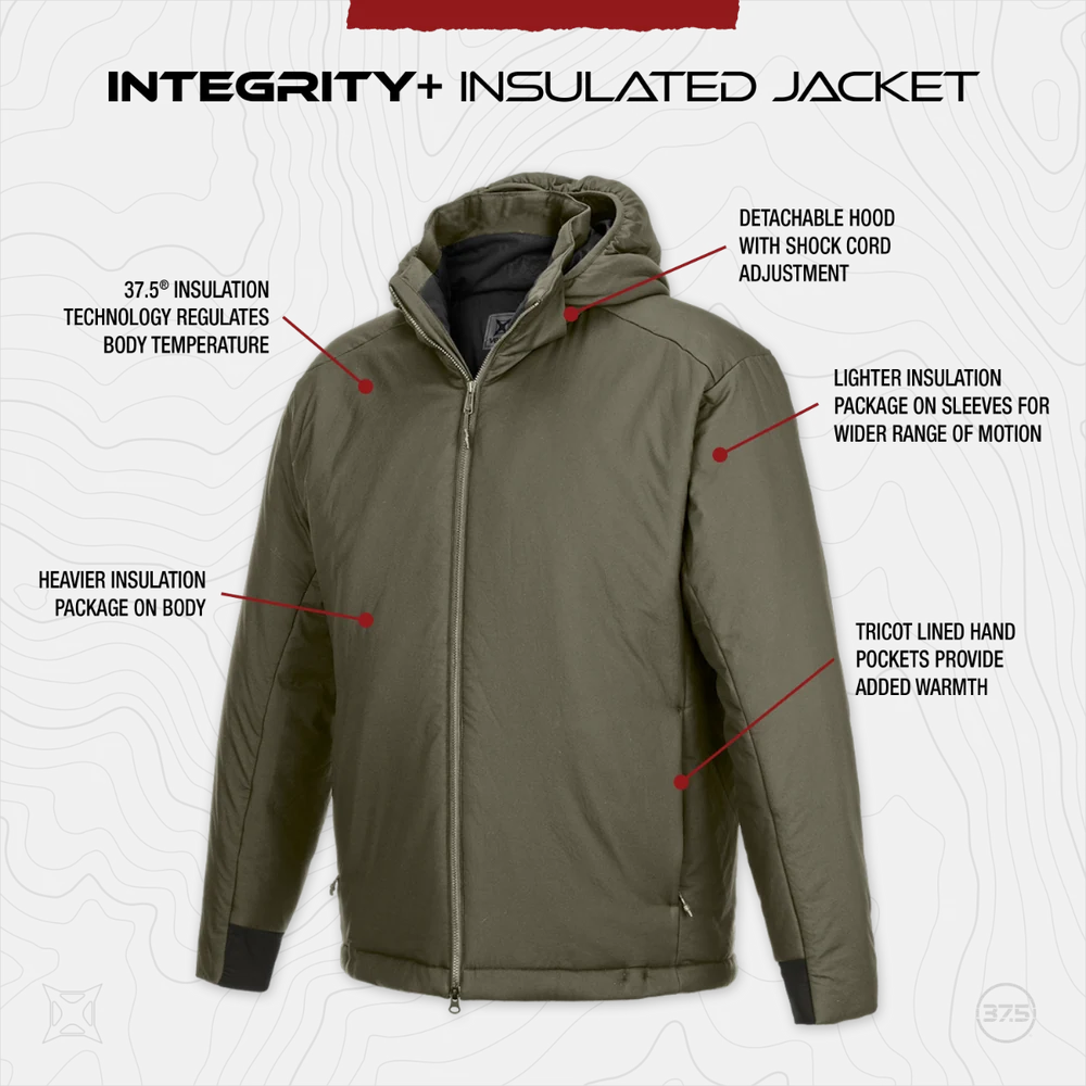 Vertx, Kurtka męska ocieplana Integrity+ Insulated Jacket, czarny