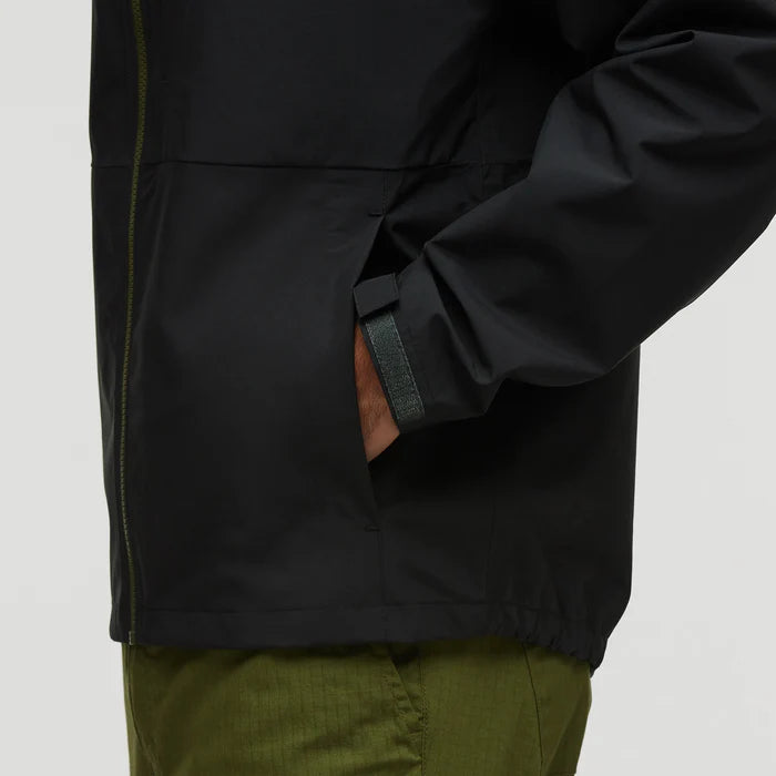 Kurtka Męska Przeciwdeszczowa Cielo Rain Jacket, All Black