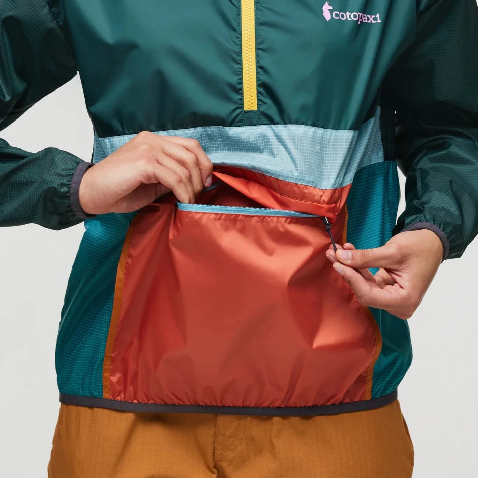 Kurtka Damska Teca Half-Zip Windbreaker, Super Food
