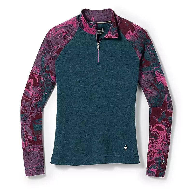 Bluza Damska W'S Classic Thermal Merino Base Layer Pattern 1/4 Zip Boxed, K59