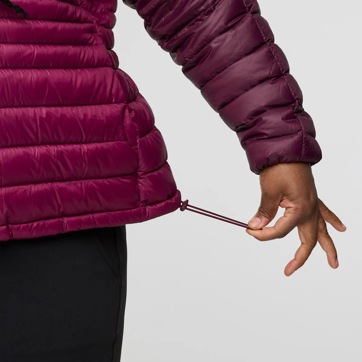 Kurtka Damska Fuego Down Hooded Jacket, Blackberry and Jam