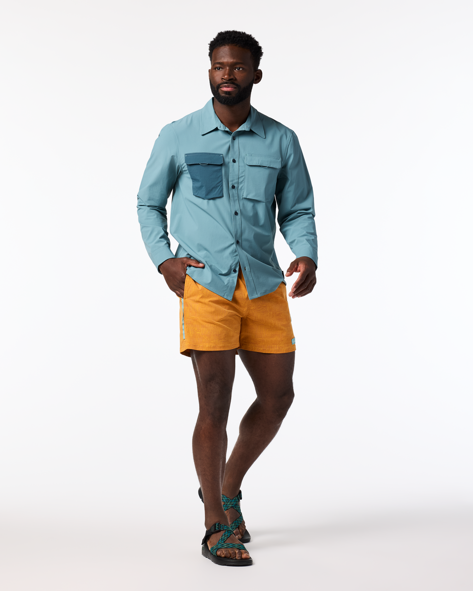 Szorty Męskie Brinco 5" Short - Print, Zen Garden Honeycomb